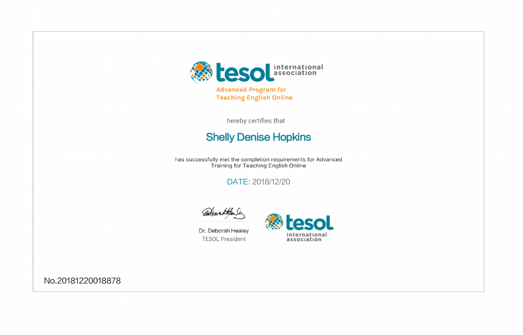 TESOL Advanced